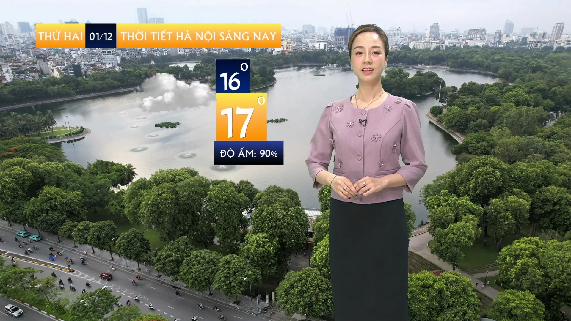 Dự báo thời tiết sáng | 01/12/2025